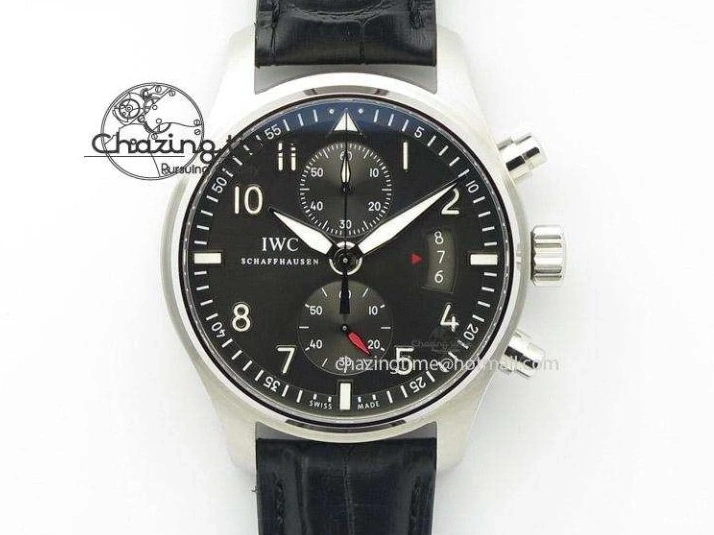 MIROTIME 0212 Portuguese Chrono IW3716 Z+F 1:1 Best Edition White Dial on Gray Rubber Strap A WrinkleFree 7014